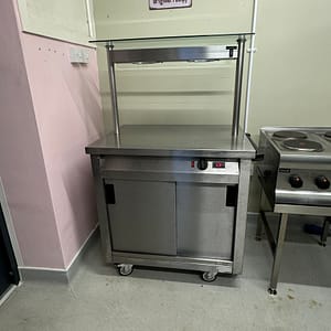 Victor Mobile Hot Cupboard with Heated Gantry